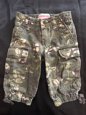 Roxy Girls Green Camo Floral 🌺 Cargo Pant